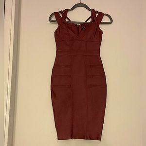 Fashion Nova Body-con Midi dress.